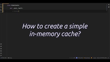 How to create a simple in-memory cache? Unlock Fast Data Access with a Simple In-Memory Cache!