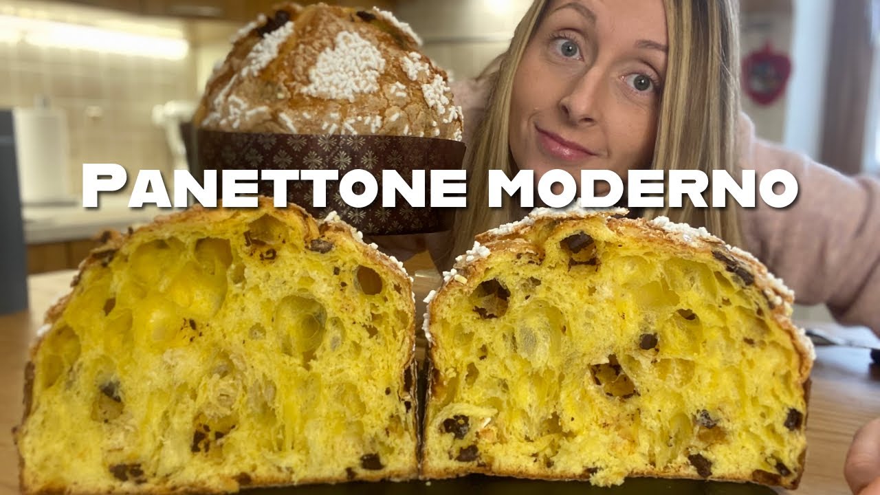 Panettone moderno con lievito madre ricetta dettagliata