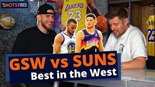 The BEST in the WEST | Warriors oder Suns? | SHOTS FIRED C-Bas vs KobeBjoern