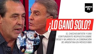 #Ruggeri, #Batista y una contundente reflexión sobre #Diego y #Bilardo en el #Mundial de #México86