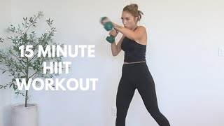 15 MINUTE HIIT WORKOUT