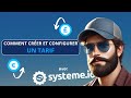 Comment Créer Et Configurer Un Tarif Sur Systeme.io