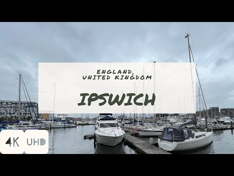 WalkIn IPSWICH | ENGLAND, UK | 4K HDR Walking Tour