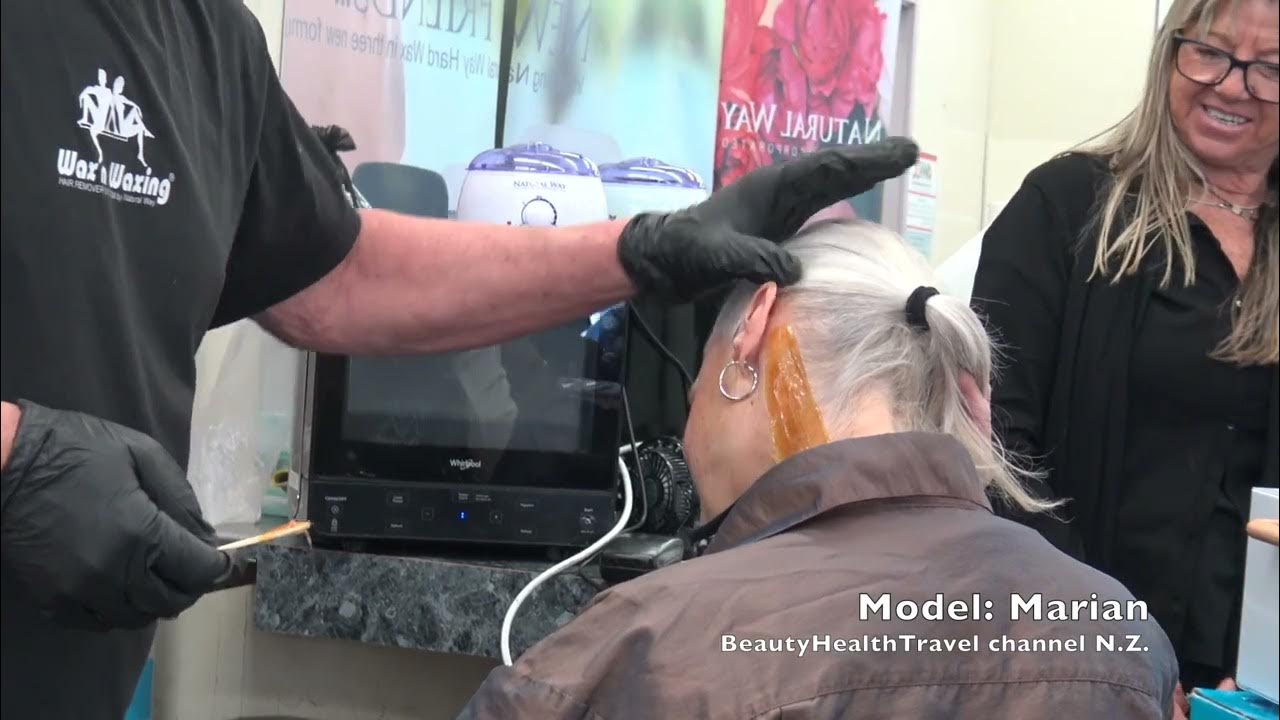 Neck Hairline Waxing YouTube