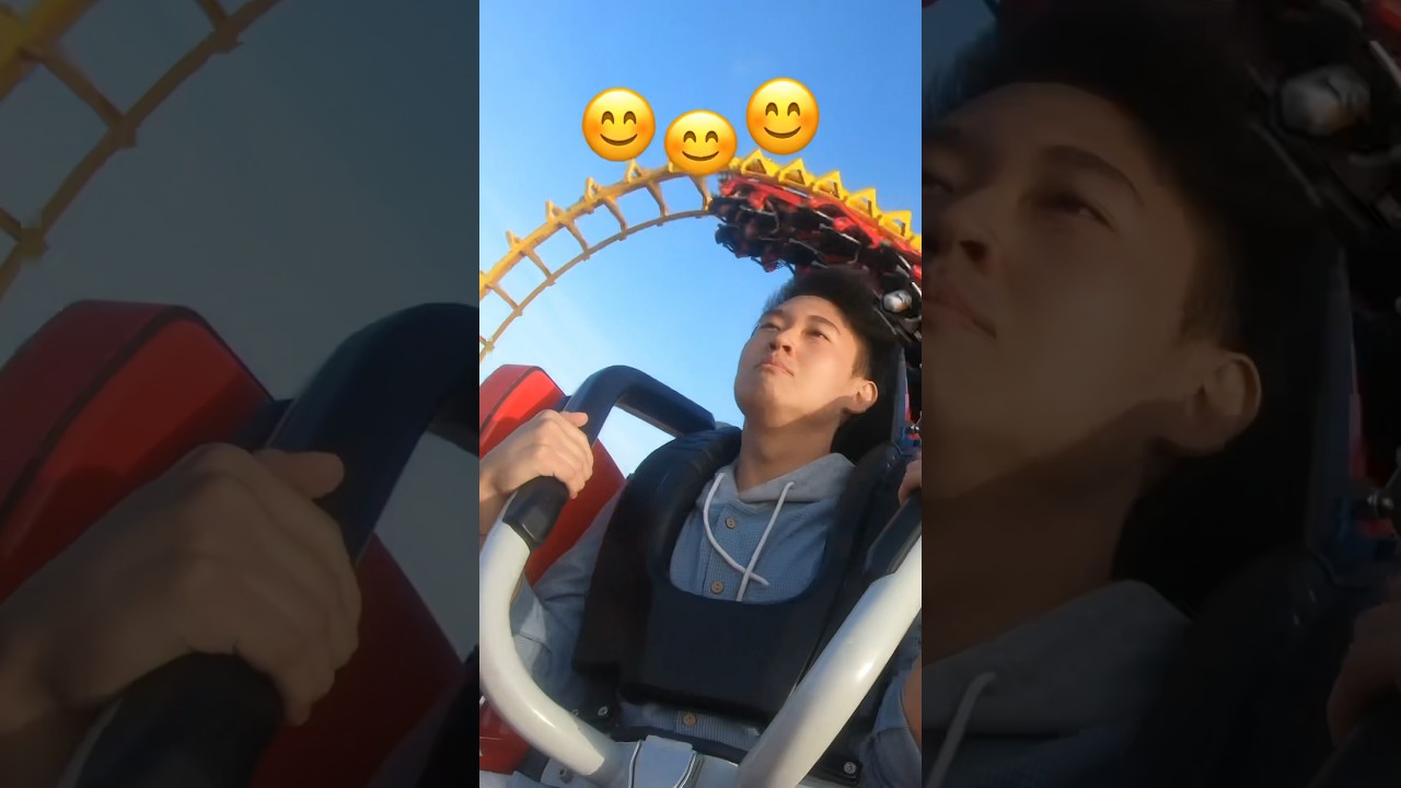 ⚠️MISSION: NAIK ROLLERCOASTER TANPA EKSPRESI🎢😣‼️#yangmuliacista #shorts