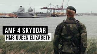 HMS Queen Elizabeth visits Gothenburg in Sweden