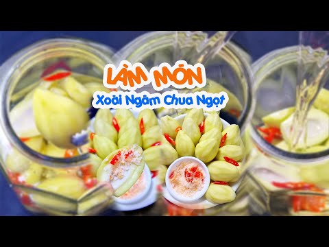 #2023 Cách làm món xoài ngâm chua ngọt vàng giòn tự nhiên đơn giản