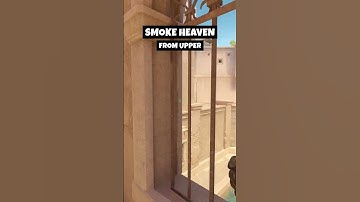 HOW TO SMOKE HEAVEN from UPPER on Anubis (CS2)  #cs2 #counterstrike2 #cs2clips #shorts