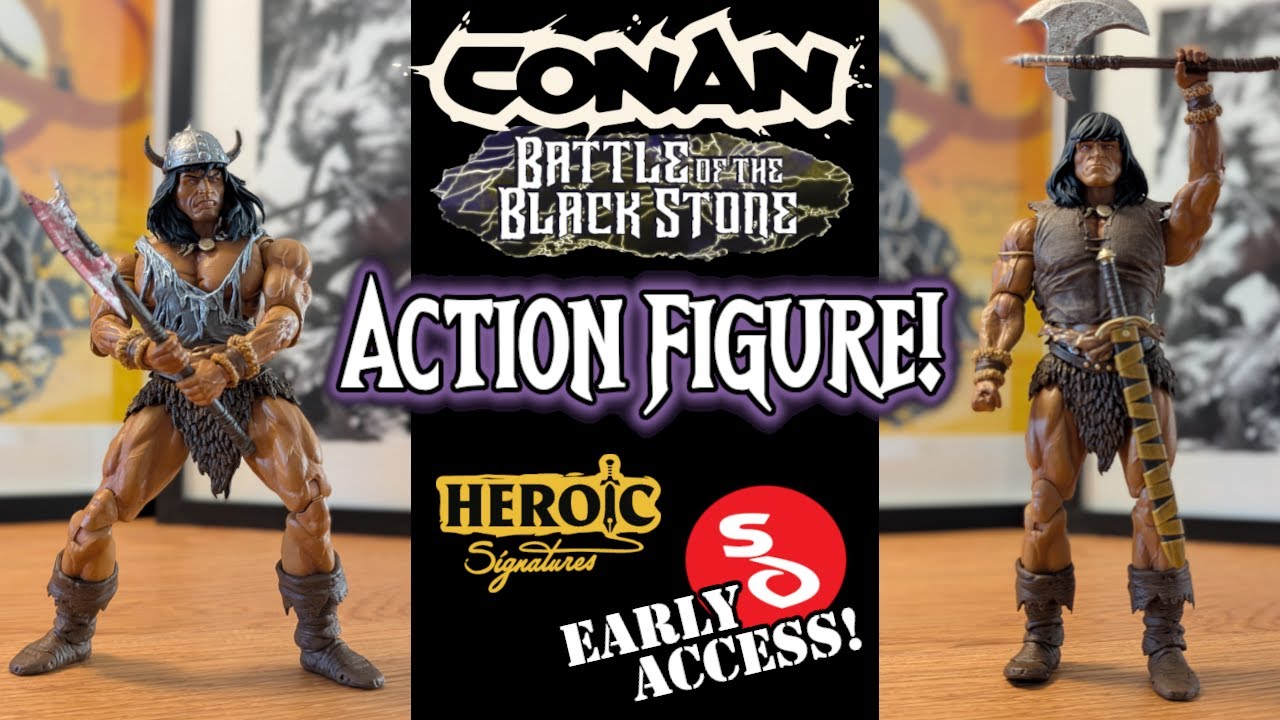 Conan 'Battle of the Black Stone' Action Figure Review! Pre-Order