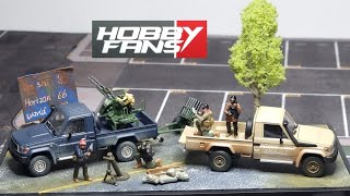 Diecast War Pickup Hobby Fans Toyota Landcruiser Diecast Hunting in Europe! Unboxing Review!
