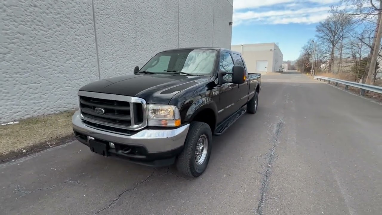 4K Review 2004 Ford F250 Lariat Crew Cab 4x4 6.0L Turbo Diesel Virtual Walk-around