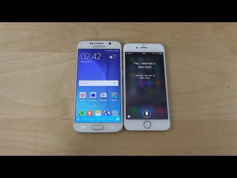 Samsung Galaxy S6 S Voice Meets IPhone 6 Siri