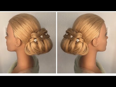 updo bun hairstyles for girls || hair style girl || latest bun ...
