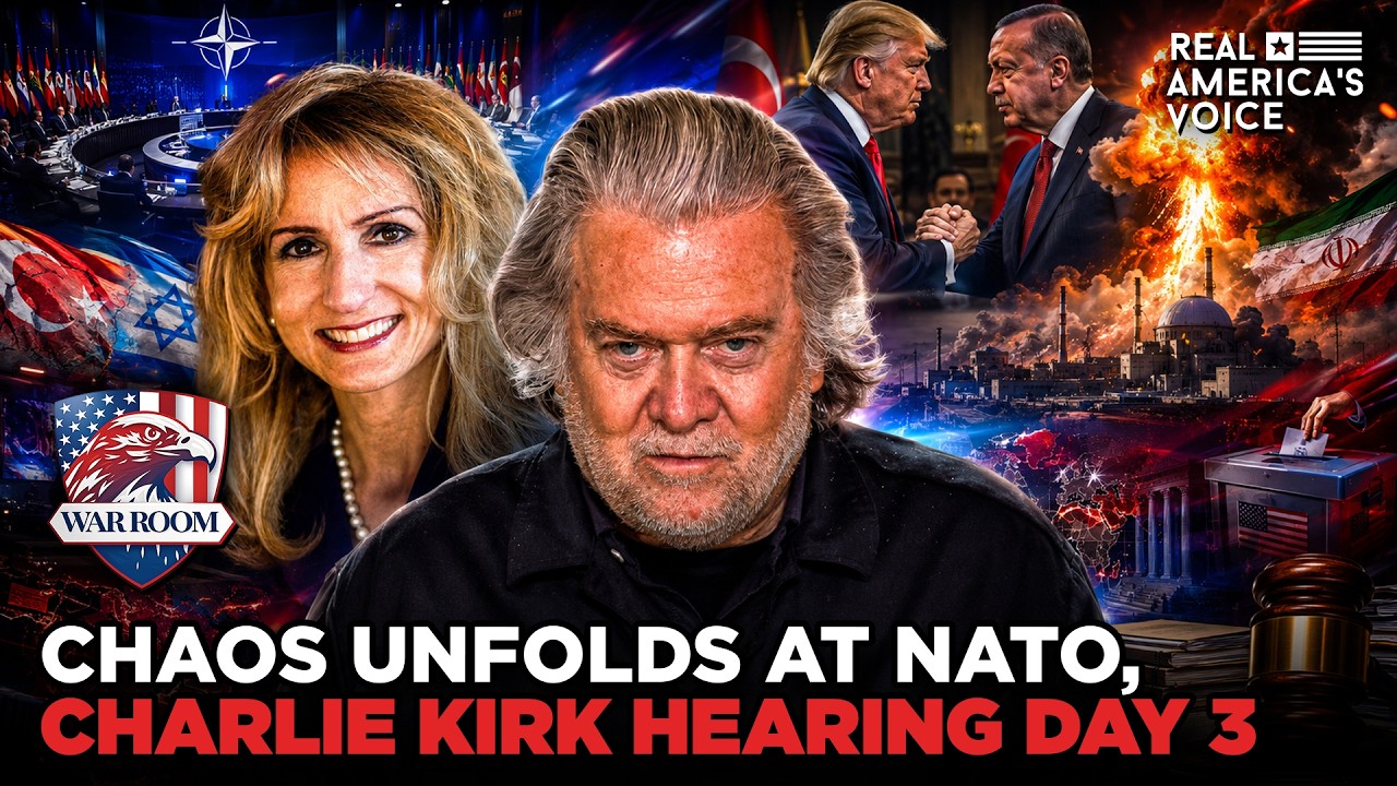 TRUMP BLASTS NATO AS TENSIONS EXPLODE, CHARLIE KIRK MURDER HEARING | WAR ROOM PM W/ STEVE BANNON thumbnail