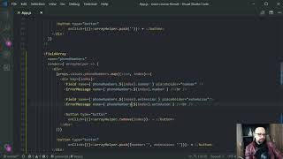 031 - ReactJS بالعربية - Formik - FieldArray + Array of Objects