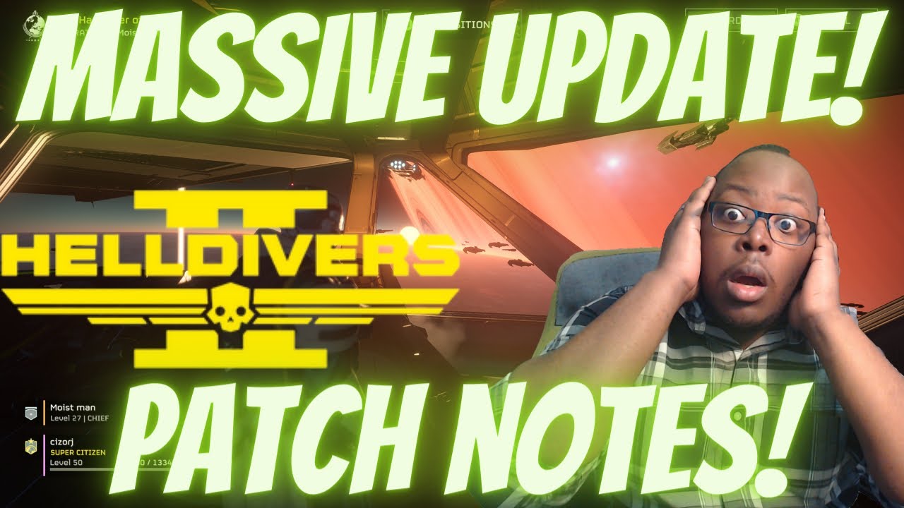 MASSIVE UPDATE! Helldivers 2 Patch Notes! - YouTube