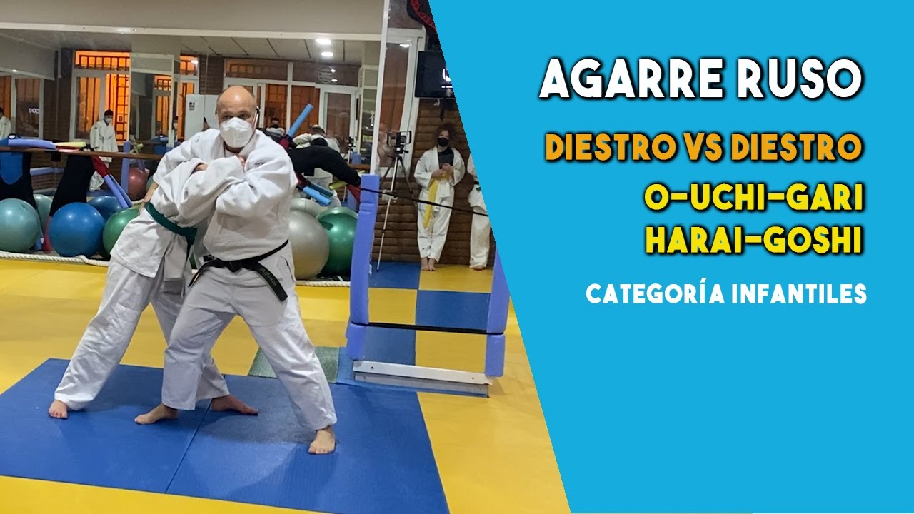 Agarre ruso: O-Uchi-Gari + Harai-Goshi