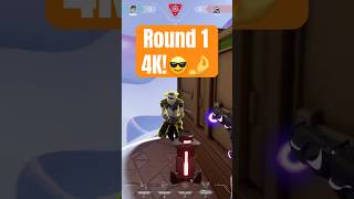 Juicy Round One 4k! #valorant #shorts #fyp #gaming #4k