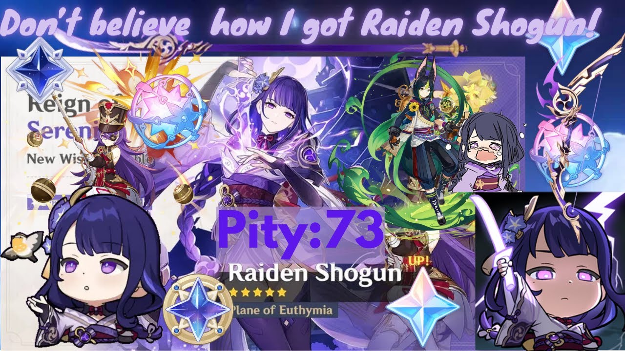 🌸This is how I finally got Raiden Shogun after 2 years...THE PULL CLUTCH | Genshin Impact🌸