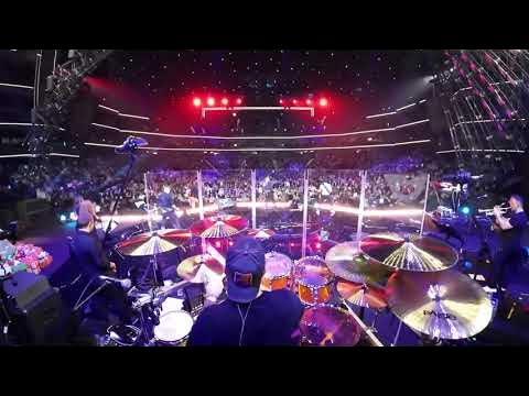 Г. Лепс — Я поднимаю руки, drum cam (Большой концерт «Рождество с ...