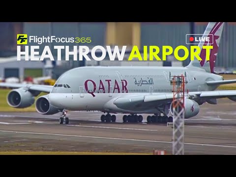 Heathrow Airport Live - Monday 28th July 2025