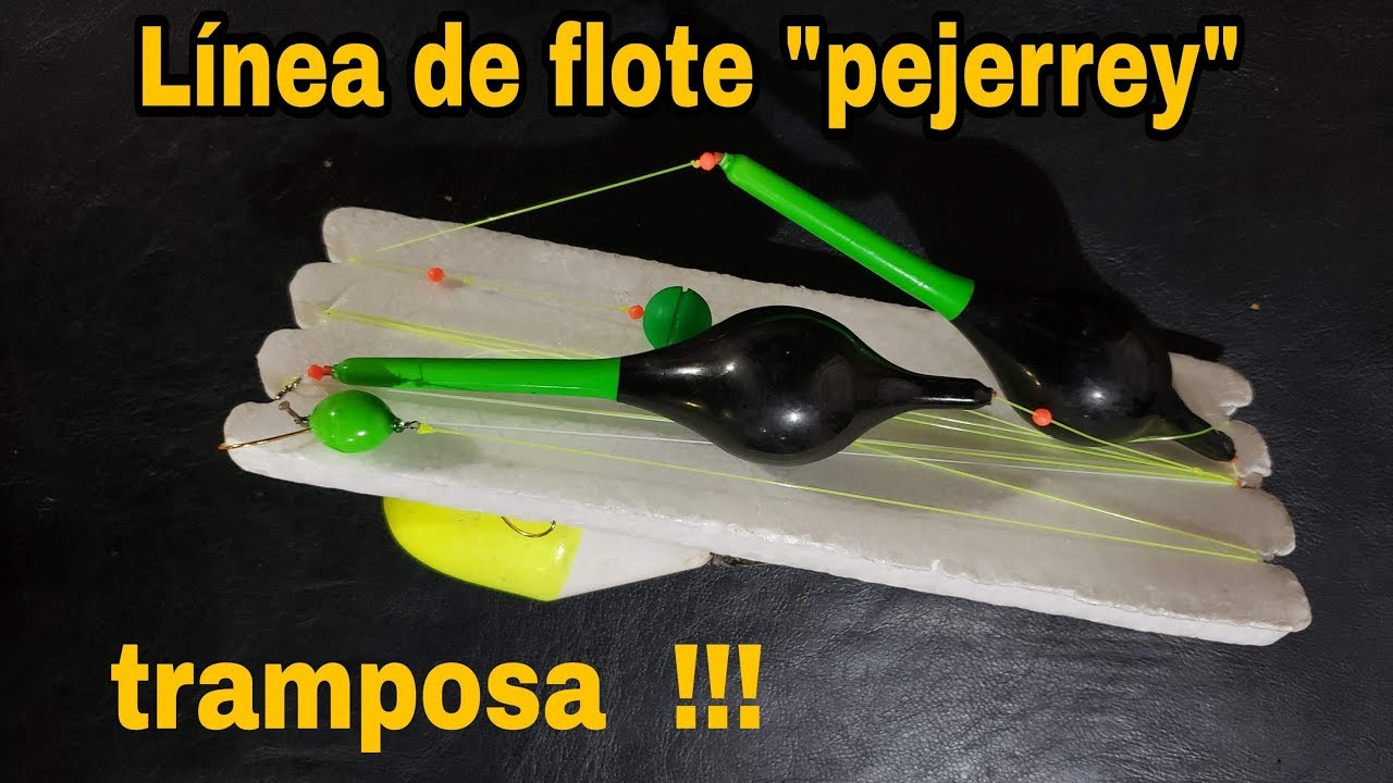 Línea de flote para pejerrey 