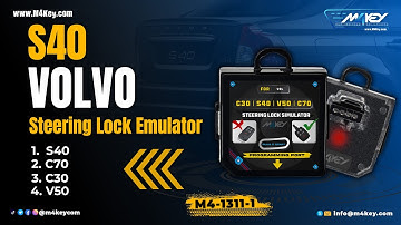 Volvo S40 - Installing M4K Steering Lock Simulator Emulator (Plug & Play)