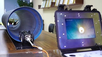 Megapixel pipeline inspection robot