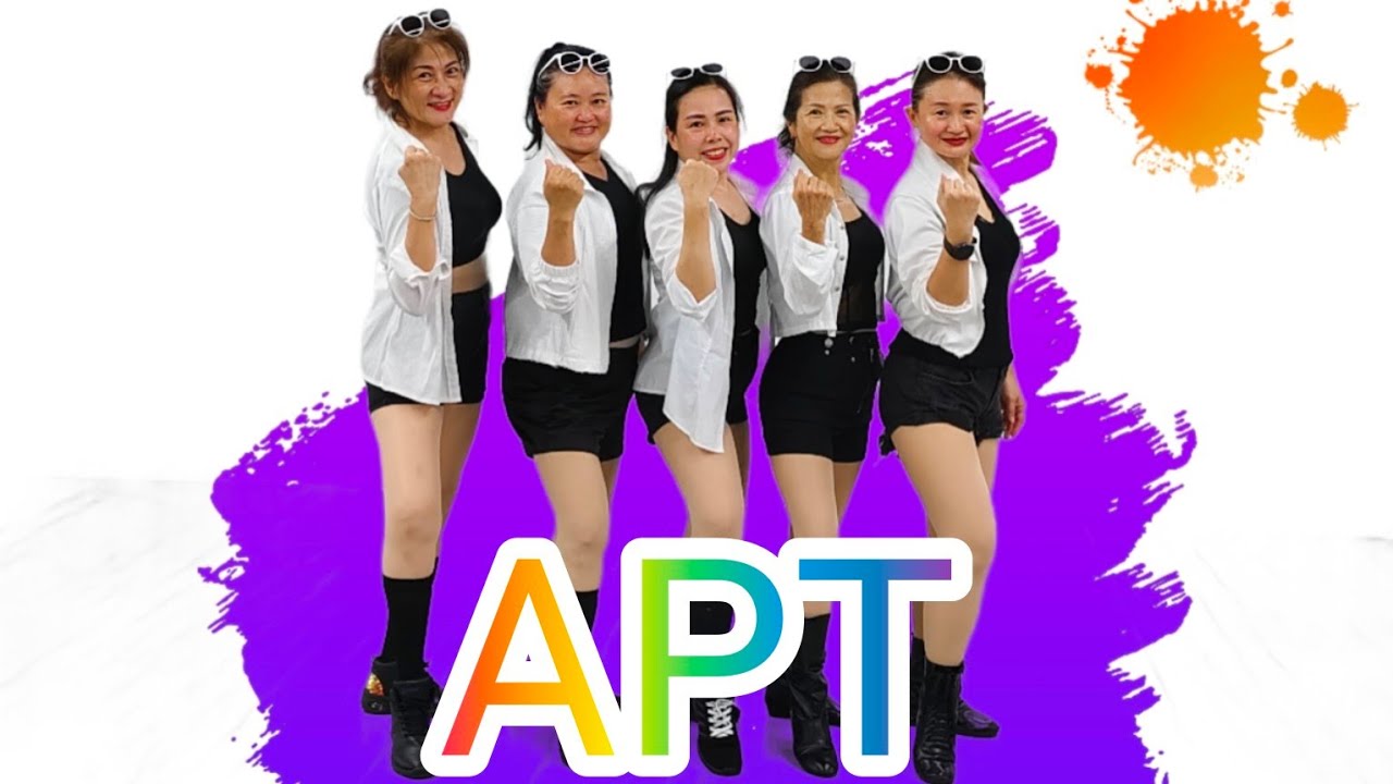 《APT》ROSÉ & BRUNO MARS阿爸子,网红火爆舞曲,好听好跳,简单易学,正面团队演示/完整版#舞之梦舞蹈苑#流行舞蹈#洗脑歌 ...