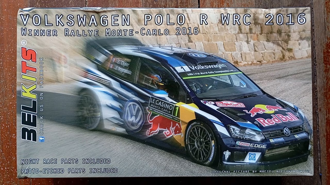 自動車 BELKITS VW POLO R WRC 2016 MonteWinner Belkits 1/24 Volkswagen Polo R WRC 2016 Winner Rallye Monte