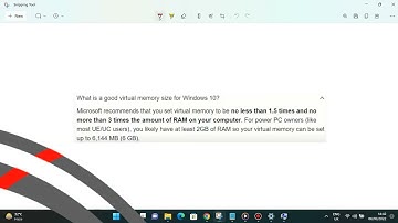 Windows 10 Optimize Performance Using Virtual Memory