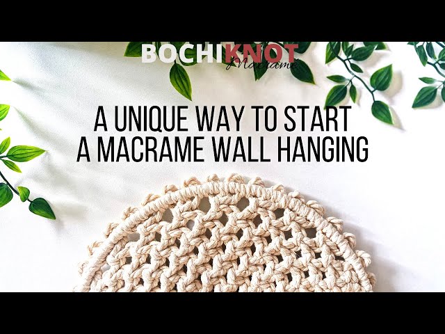 Bochiknot Macramé  Kami Macrame Wall Hanging Kit