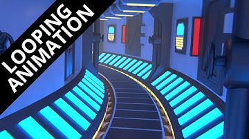 Blender tutorial: Infinite looping Sci-Fi corridor animation
