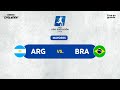 ARGENTINA vs. BRASIL | CONMEBOL LIGA EVOLUCIÓN de FUTSAL | MAYOR