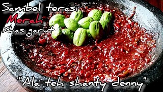 KOK WARNA TERASINYA MERAH|TERNYATA TERASI MERAH KHAS GARUT|SAMBEL TERASI MERAH @semuatentangerni