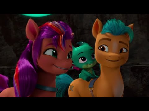 Sunny x Hitch moments in MLP: Make Your Mark chapter 6🧡💛