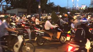 越南恐怖的交通