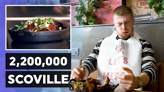 We tried the HOTTEST ribs in the world!