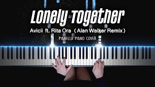 Avicii ft. Rita Ora - Lonely Together (Alan Walker Remix) | Piano Cover by Pianella Piano