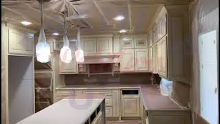 CABINETS PAINTED IN ALABASTER