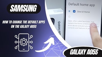 How to change the default apps on the Galaxy A05s