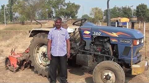 The #unbeatable #Eicher 380  with #Rotavator   A #power packed performer #WatchFarmer