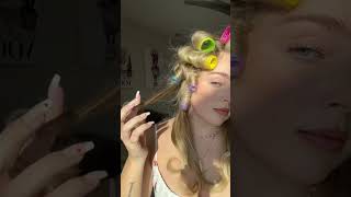 Hair Rollers Routine: step by step Resimi