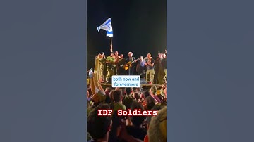 Thumbnail of IDF Soldiers are rejoicing as d sing the scriptures in Psalm 121 #prayer #pray  #soldiers  #israel