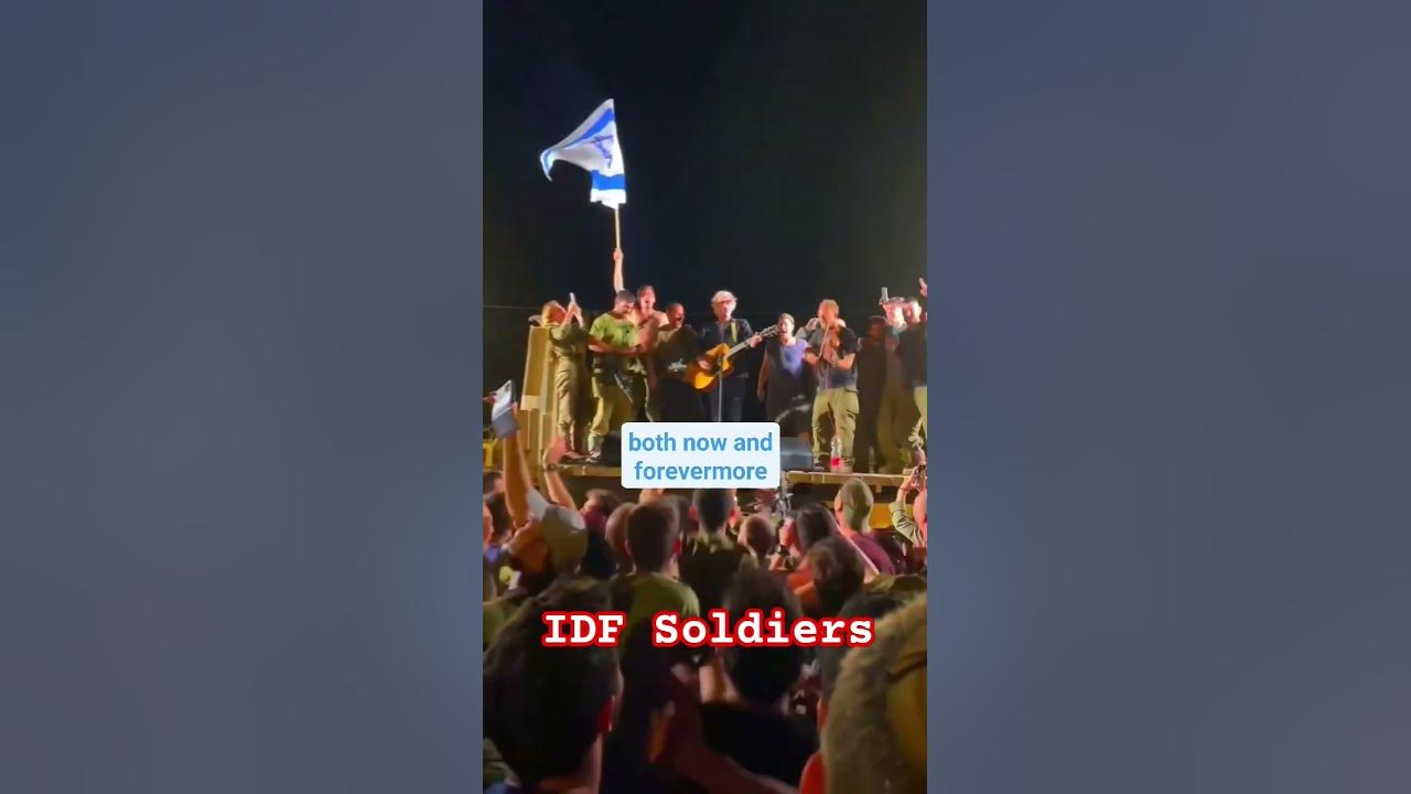 IDF Soldiers are rejoicing as d sing the scriptures in Psalm 121 #prayer #pray  #soldiers  #israel