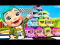 Les Bus Partent en Voyage | Comptines Et Chansons | À Bébé Chanson @SuperLucaLEFrancais