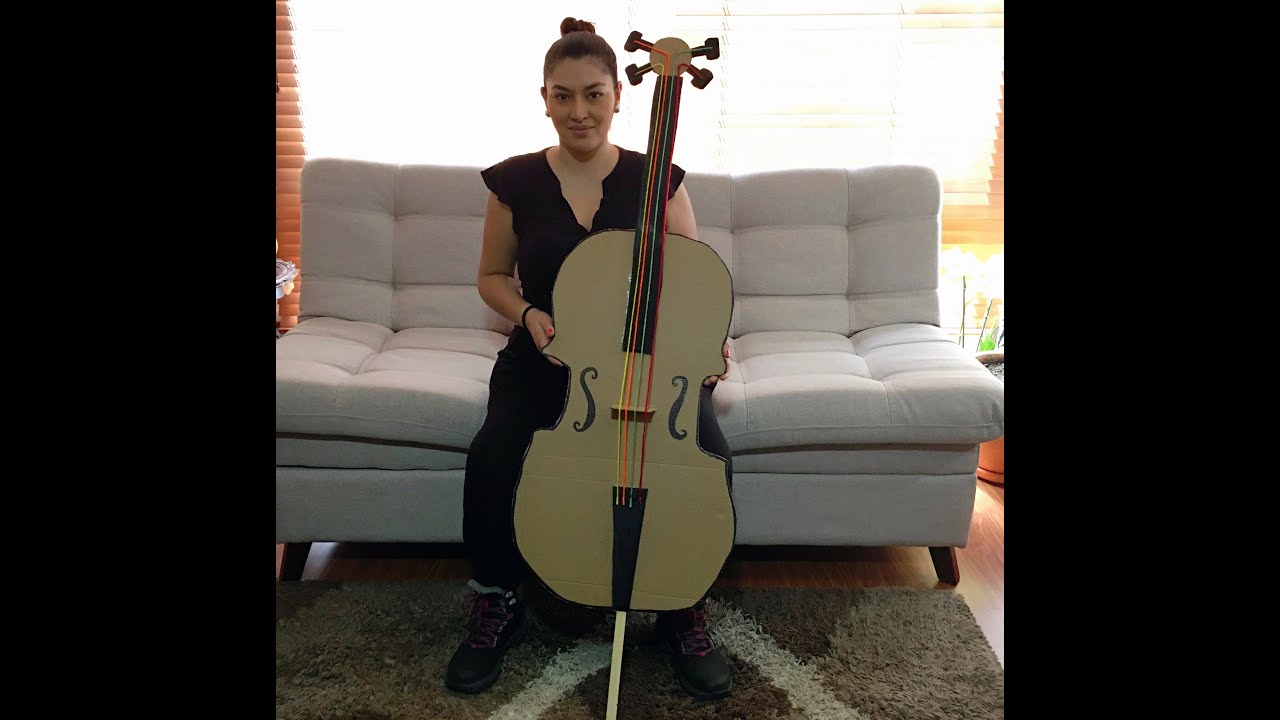 Cómo construir un Violonchelo de Cartón
