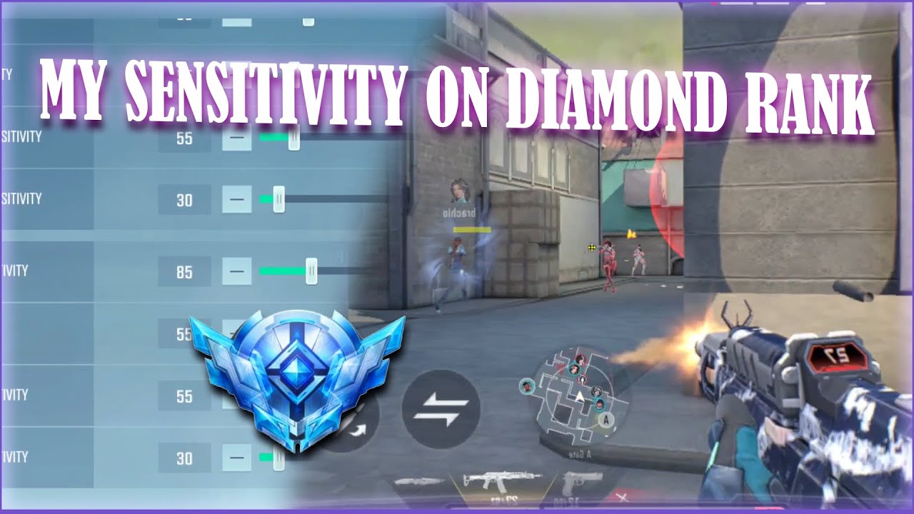 24 KILLS!! MY SENSITIVITY & GYRO RANK DIAMOND !! HYPER FRONT