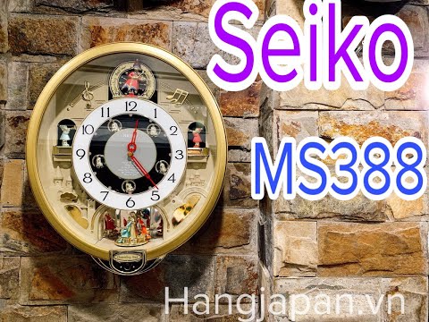 Video Đồng hồ treo tường Seiko RE538S ngộ nghĩnh Nhật nội... - youtube