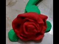 عمل صناعي عمار يعمل ورده حمراء